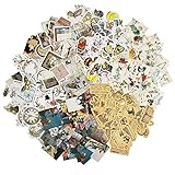 YapitHome 275 Stück Vintage Sticker Vintage Animals Aufkleber Scrapbook Stickers für Stickerbuch Tagebuch, Fotoalbum Notizbuch Kalender, Dekoration Scrapbooking,Etik