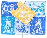 Hochwertige Lätzchen – Lätzchen für Neugeborene, aus weichem Frottee, für Jungen, Mädchen, Herren, Erwachsene, 31 x 38 cm, 100 % Baumwolle mit Gummiband, 6 Stück, MUKTICOLOR, M