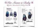 Zipstar Sweatjacke, Bauchteil und Baby-Cover für Mama & Baby Jacke mit ausführlicher VIDEO-Nähanleitung [Download]