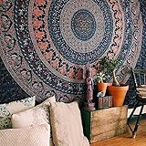 Tapisserie Geschenk Hippie Wandteppiche Kamel Mandala Bohemian Psychedelic komplizierte indische Wandbehang Bettwäsche Tagesdeck